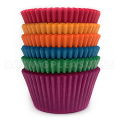 Assorted Colours Nordic Paper Baking Cups (#550) 240pcs