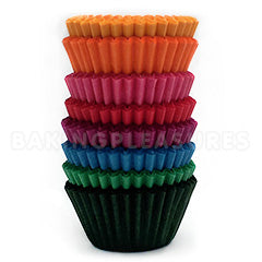 Assorted Colours Nordic Paper Mini Baking Cups (#360) 240pcs