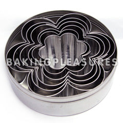 Ateco Plain Daisy Cutter Set 6 pcs - Stainless Steel