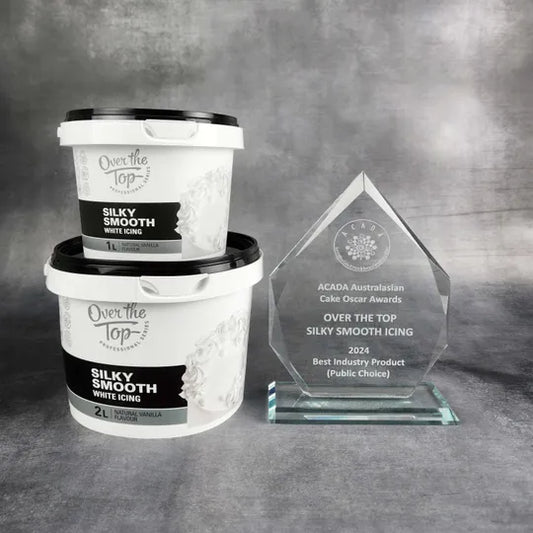 Over The Top Silky Smooth Swiss Meringue Style White Icing 1L