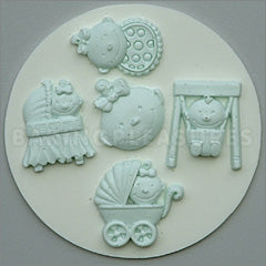 Alphabet Moulds Baby Girl Silicone Mould
