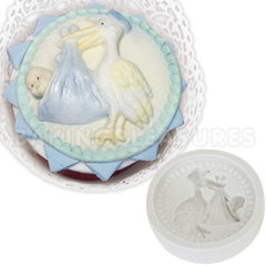 Katy Sue Baby Stork Cupcake Mould