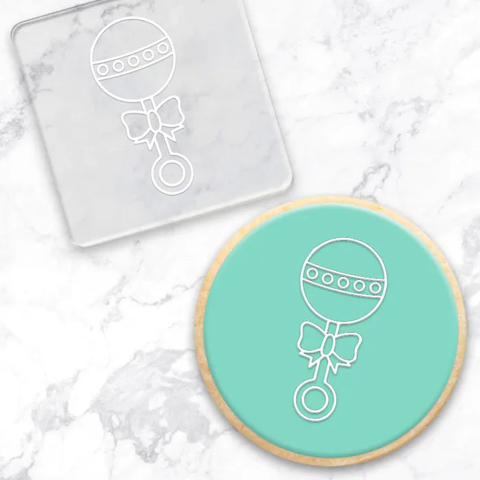 Baby Rattle | Cookie Debosser Stamp