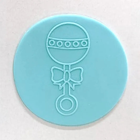 Baby Rattle | Cookie Debosser Stamp
