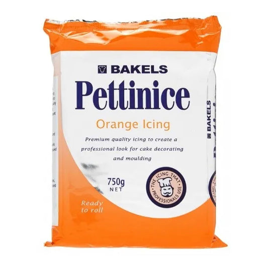 Bakels Pettinice Orange RTR Fondant Icing 750g