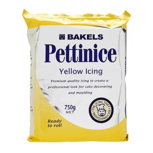 Bakels Pettinice Yellow RTR Fondant Icing 750g