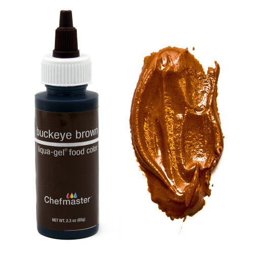 Chefmaster Liqua-Gel Buckeye Brown 2.3oz