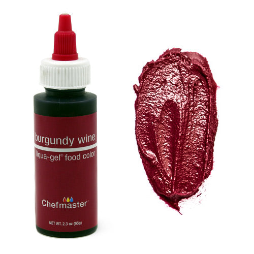Chefmaster Liqua-Gel Burgundy Wine 2.3oz