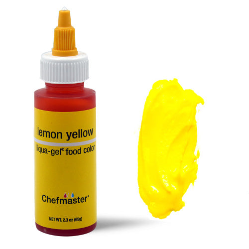 Chefmaster Liqua-Gel Lemon Yellow 2.3oz