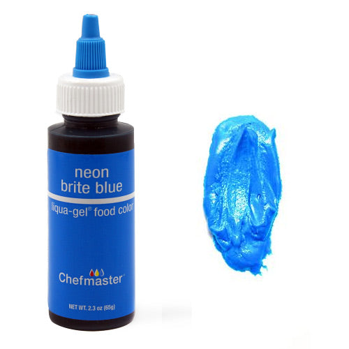 Chefmaster Liqua-Gel Neon Brite Blue 2.3oz
