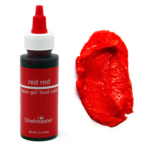 Chefmaster Liqua-Gel Red Red 2.3oz