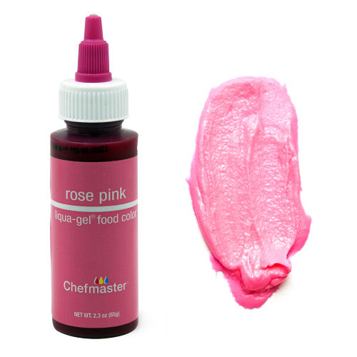 Chefmaster Liqua-Gel Rose Pink 2.3oz