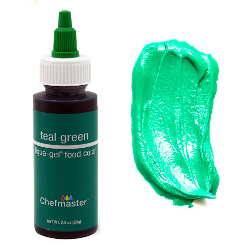 Chefmaster Liqua-Gel Teal Green 2.3oz
