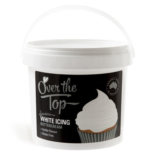 BULK Over The Top Buttercream Icing White 1.7kg/2.2L