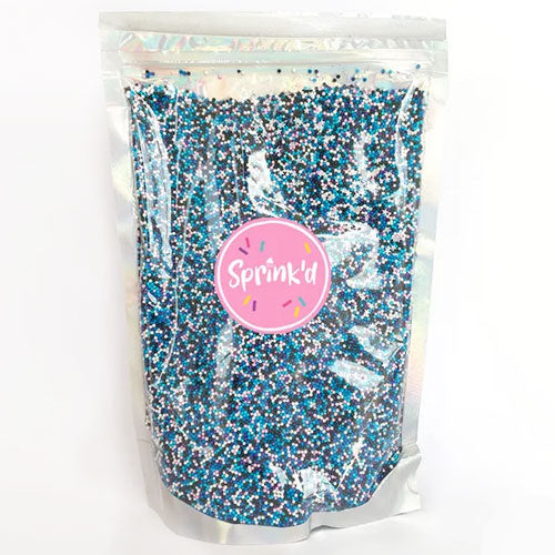 BULK Sprinkd Midnight Nonpareils 2mm Sprinkles 1kg