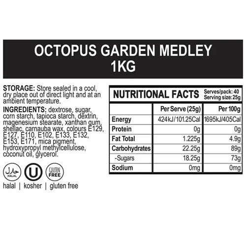 BULK Sprinkd Octopus Garden Sprinkles 1kg