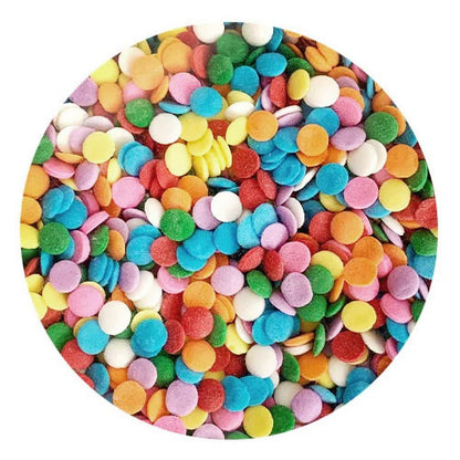 BULK Sprinkd Rainbow Confetti Sequins 7mm Sprinkles 1kg