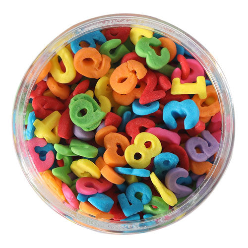 BULK Sprinks Mixed Numbers Sprinkles 450g