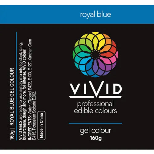 BULK Vivid Gel Colour Royal Blue 160g