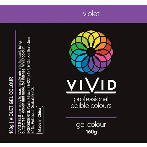 BULK Vivid Gel Colour Violet 160g