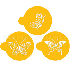 Butterfly Cookie Stencils 3pcs