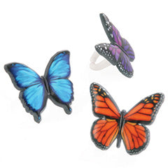 Butterfly Cupcake Rings 12pcs
