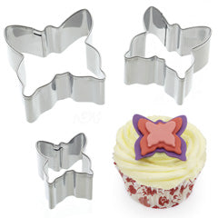 Butterfly Mini Stainless Steel Cutters 3pcs