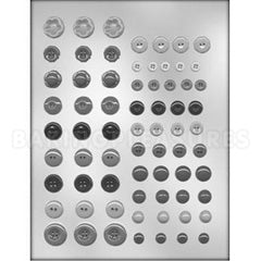 Button Chocolate Mould
