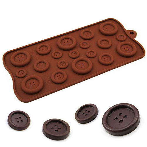 Buttons Silicone Chocolate Mould