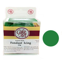 Cake Art Green Fondant Plastic Icing 250g