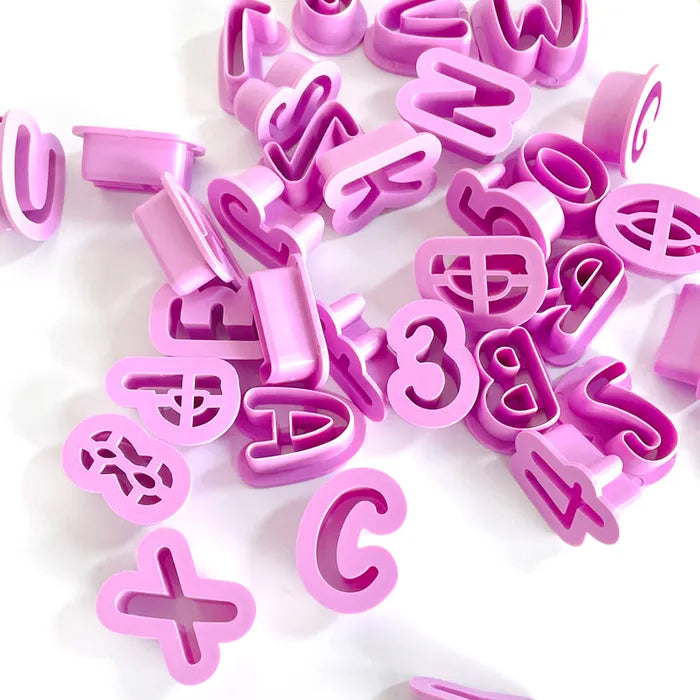 Cake Craft Alphabet & Number Cutter Set 35pcs