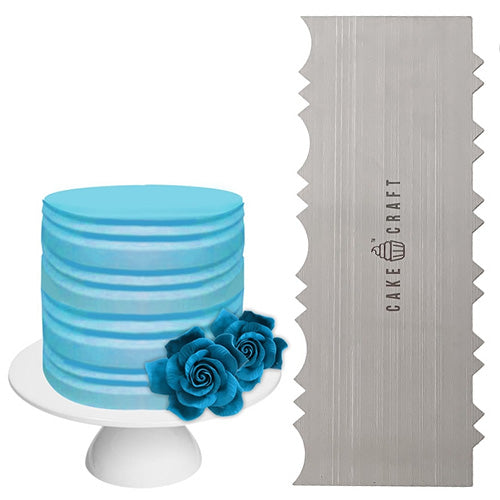 Cake Craft Buttercream Comb Colonial Scraper 10 Inch