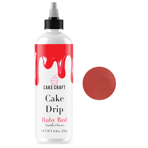 Cake Craft Cake Drip Ruby Red 250g