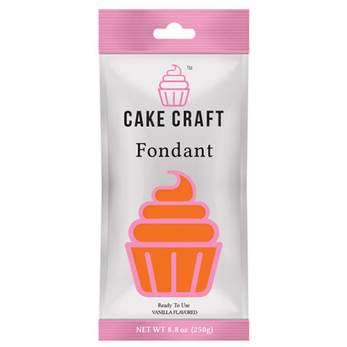 Cake Craft Fondant Sunset Orange 250g