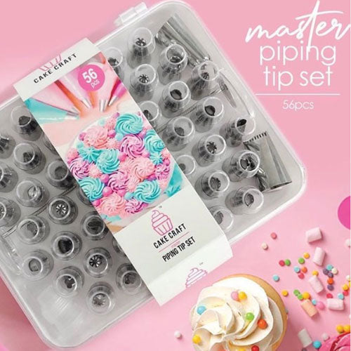 Cake Craft Master Piping Tip Set 56pcs