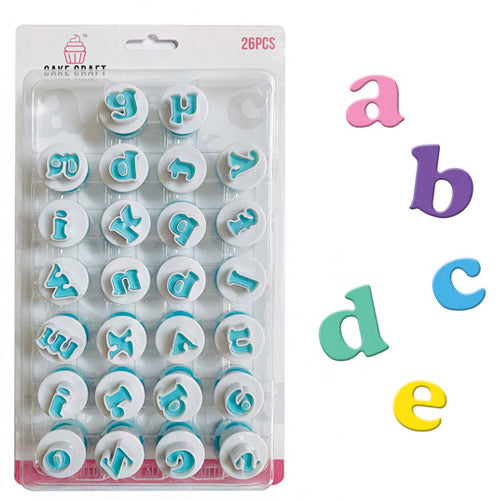 Cake Craft Mini Lowercase Plunger Cutters