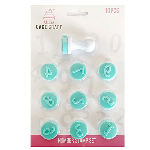 Cake Craft Number Stamp Set