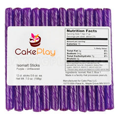 CakePlay Isomalt Sticks Purple