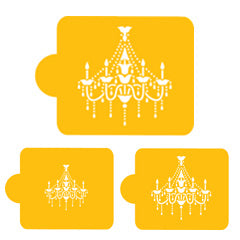 Chandelier Cake Stencil Set
