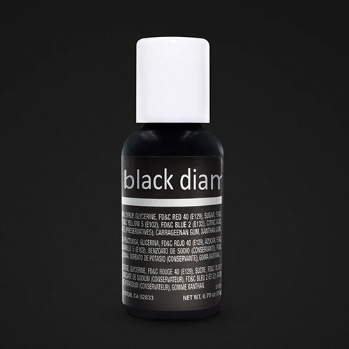 Chefmaster Liqua-Gel Black Diamond 0.7oz