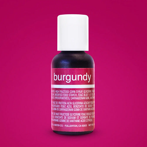 Chefmaster Liqua-Gel Burgundy Wine 0.7oz