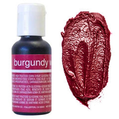 Chefmaster Liqua-Gel Burgundy Wine 0.7oz