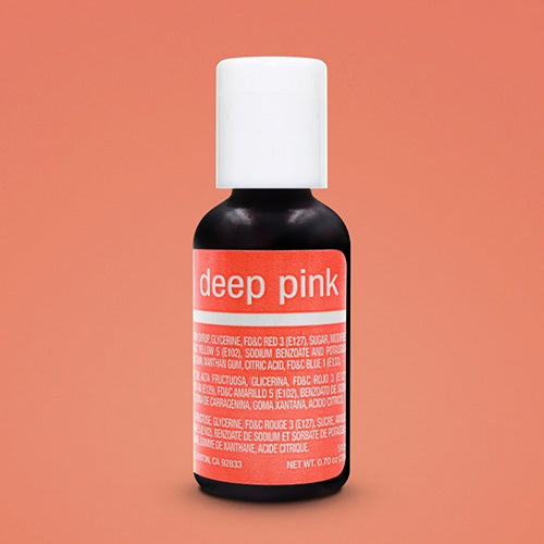 Chefmaster Liqua-Gel Deep Pink 0.7oz