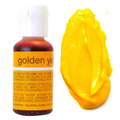 Chefmaster Liqua-Gel Golden Yellow 0.7oz