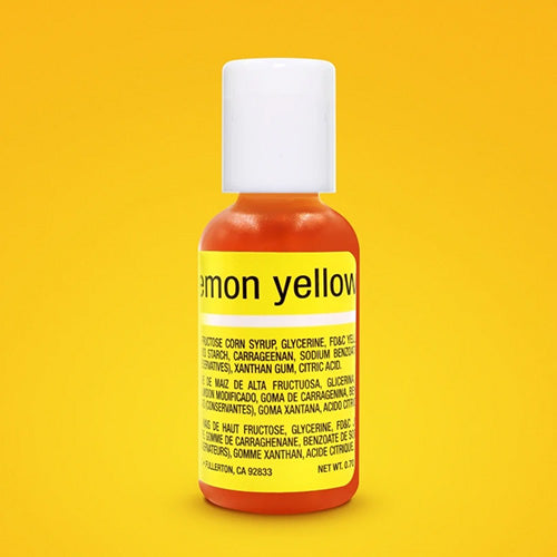 Chefmaster Liqua-Gel Lemon Yellow 0.7oz