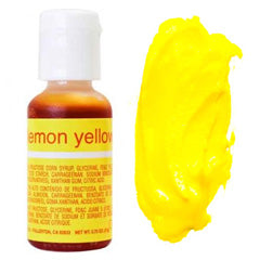 Chefmaster Liqua-Gel Lemon Yellow 0.7oz