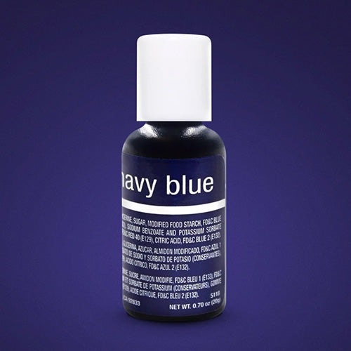Chefmaster Liqua-Gel Navy Blue 0.7oz
