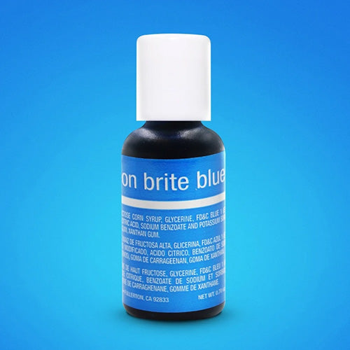 Chefmaster Liqua-Gel Neon Brite Blue 0.7oz