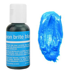 Chefmaster Liqua-Gel Neon Brite Blue 0.7oz