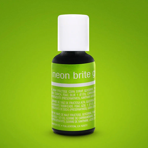 Chefmaster Liqua-Gel Neon Brite Green 0.7oz